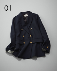 Demi-Luxe BEAMS / Navy Jacket