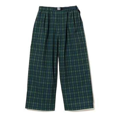 商品名：リップストップ スラックス
カラー：ブラックウォッチ、ピンストライプ
サイズ：フリー
金額：¥19,580（税込）