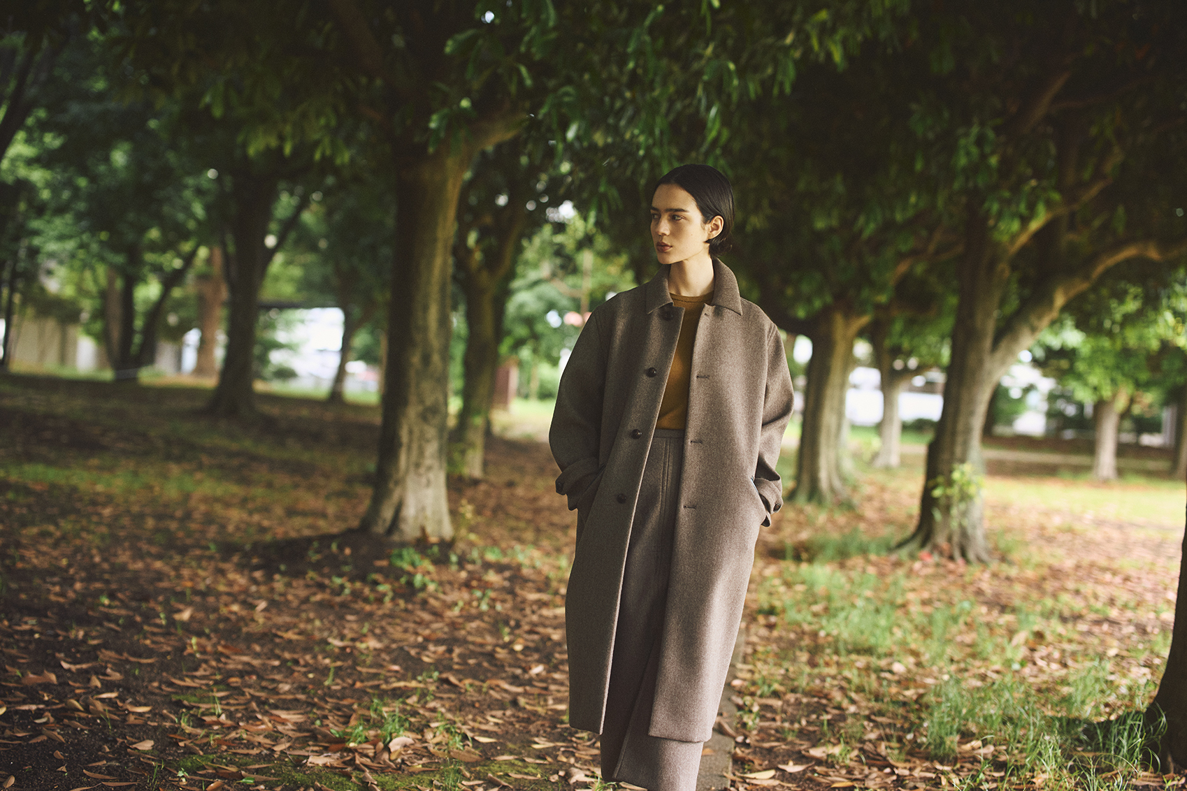 ✨新品✨AK＋1 by EFFE BEAMS ウール ラップコート 38 AK+1 2025-26 Autumn & Winter Collection